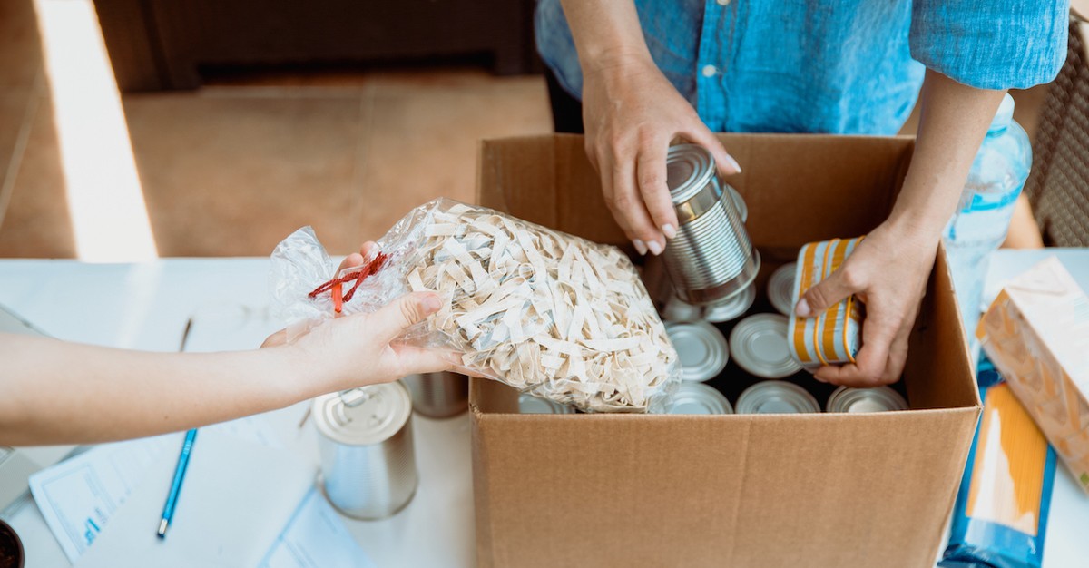 Couple serving food pantry, acts of kindness