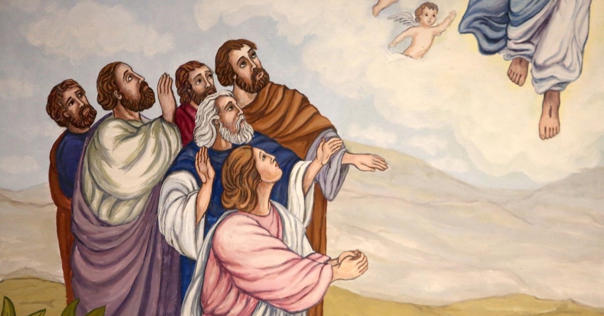 apostles watching jesus ascend