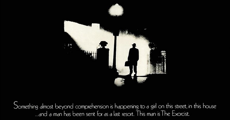 The Exorcist Poster closeup, horror movies with christian themes
