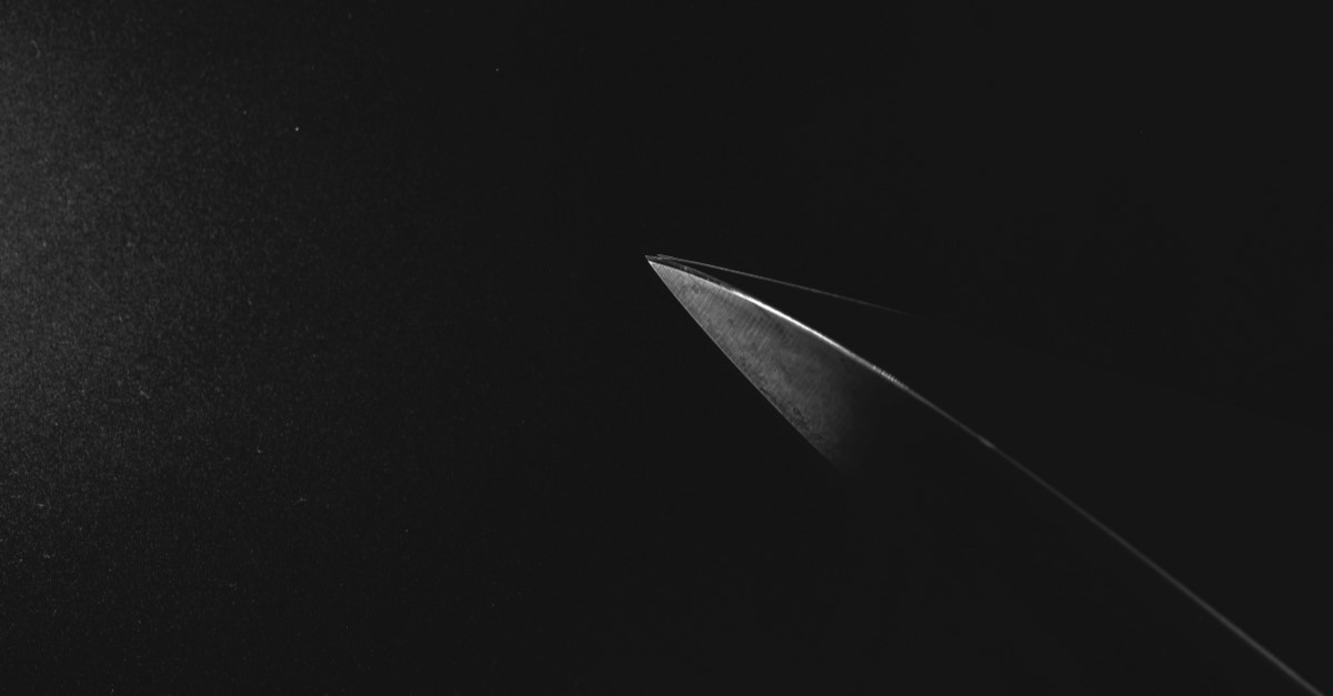 sword point w/ dark background
