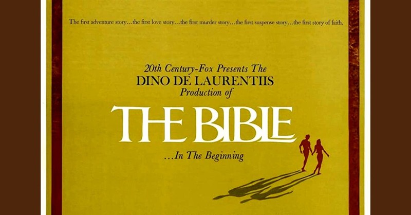 The Bible in the Beginning 1966 movie, top 10 bible movies of all time