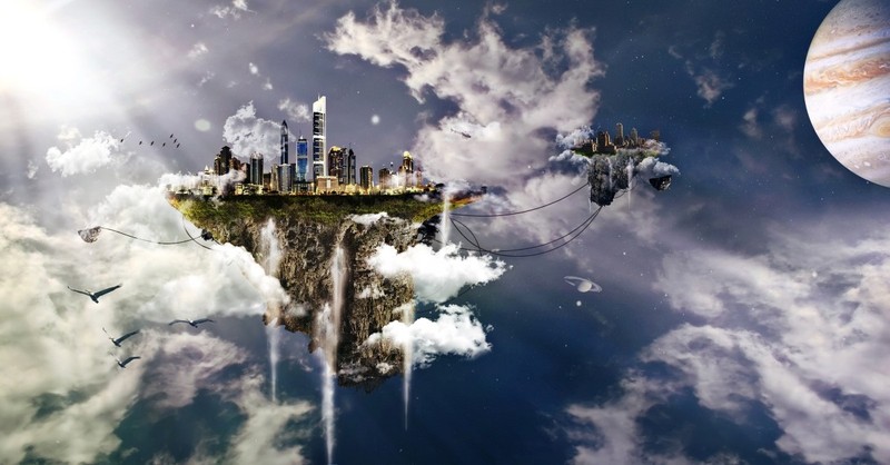 floating fantasy island, fantasy books christian fiction authors