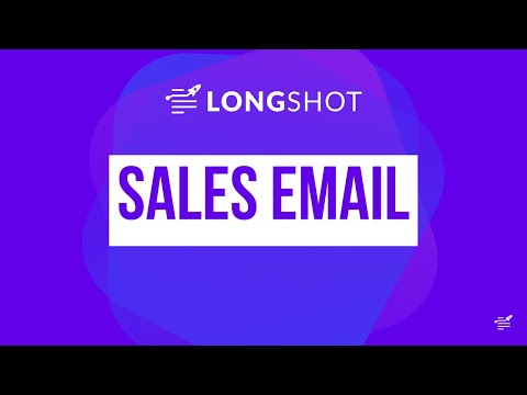 LongShot AI Sales Email
