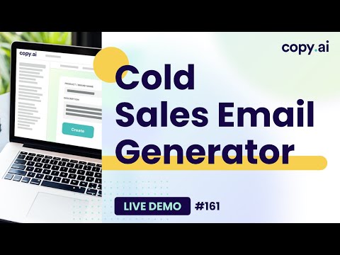 #161: Write Amazing Cold Outreach Emails with Copy.ai's AI Cold Email Generator